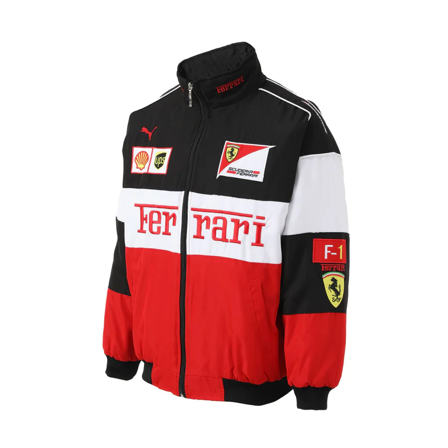 Tricolour Ferrari jacket – Track Tailor